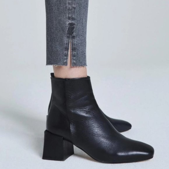 AG Jeans Grey Prima Cigarette Ankle Jeans - Sz 27 - Split Hem - Picture 3 of 5